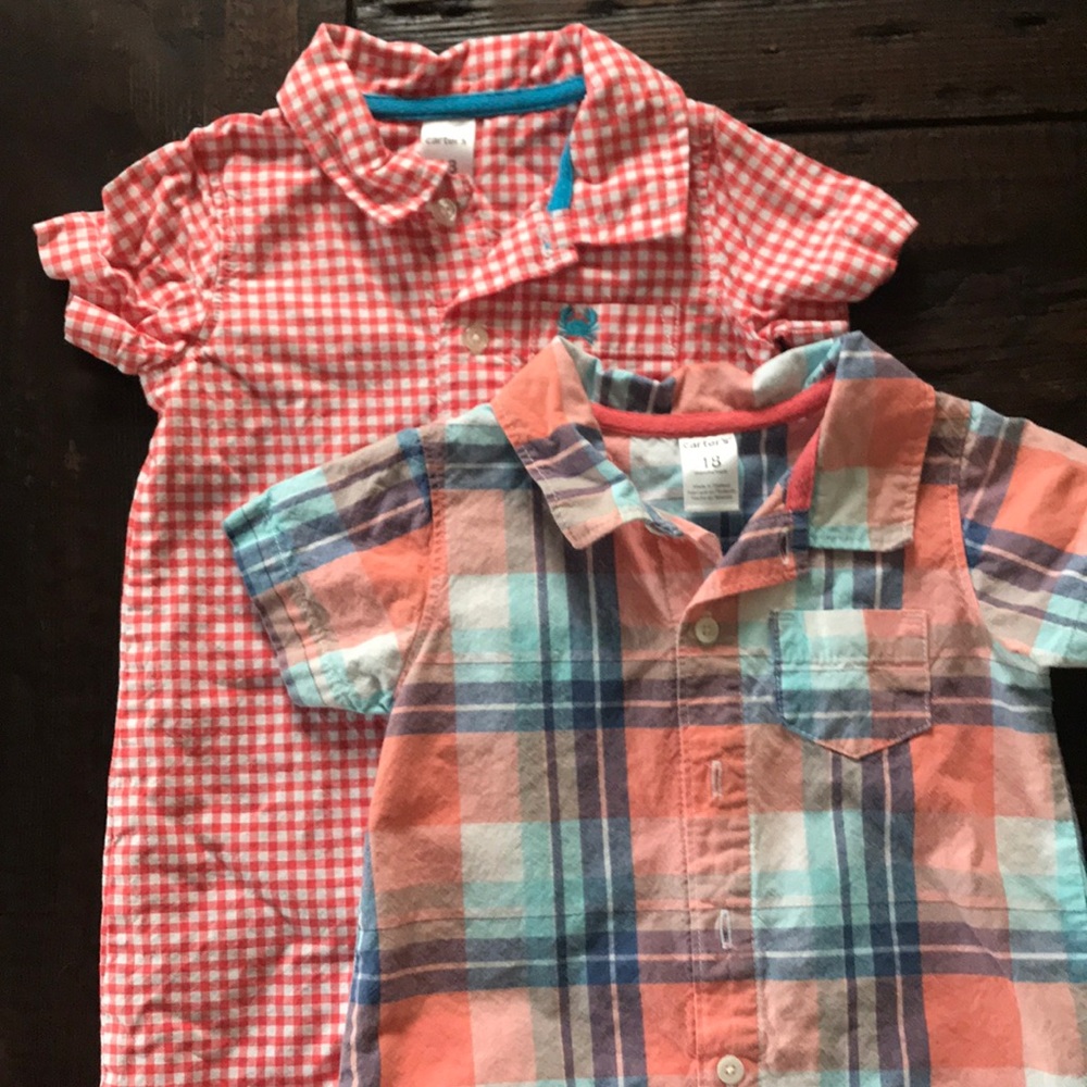 Set/2 Carter’s Toddler Jumpsuits